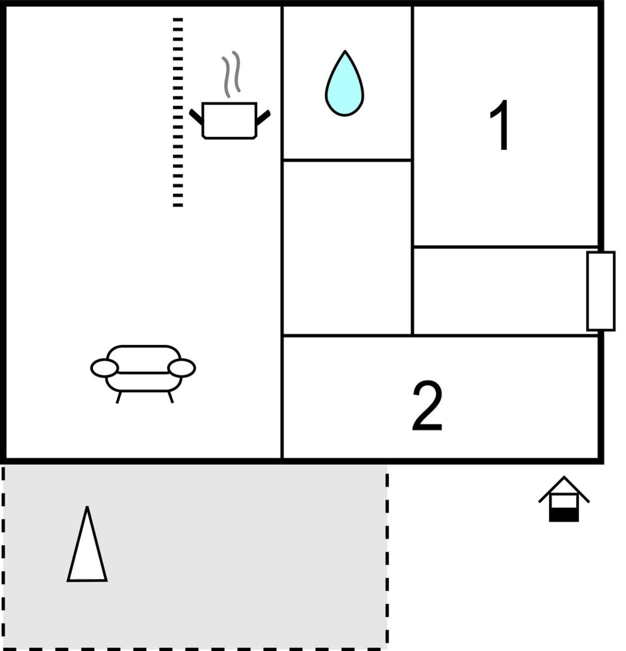 Nice Home In Jezera With Wifi Exteriör bild